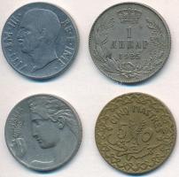 Vegyes: Olaszország 1912R 20c Ni + 1940R 20c acél + Szíria / Francia Protektorátus 1940. 5p Al-Br + ...