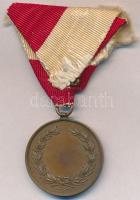 ~1930-1940. "Budapesti Torna Club" Br emlékérem mellszalagon (33mm) T:2 kissé sérült mells...