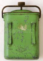 Sirocco fém, övre csatolható katonai dohánytartó, 11x7x2 cm