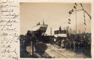 Schiffweichung Foto AK