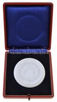 NDK ND &quot;A téli sportokban elért jó teljesítményért / FDGB&quot; porcelán emlékérem eredeti dísztokban (62mm) T:1- GDR ND &quot;Für gute Leistungen im Wintersport / FDGB&quot; porcelain commemorative medallion in original case (62mm) C:AU