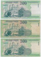 2001-2005. 200Ft "FB" (6x) T:III
