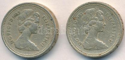 Nagy-Britannia 1983. 1Ł Ni-sárgaréz (3x) T:2-,3 ph.
Great Britain 1983. 1 Pound Ni-Brass (3x) C:VF,...