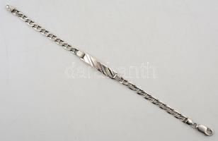 Ezüst(Ag), karlánc, jelzett, h: 18 cm, nettó: 6,6 g