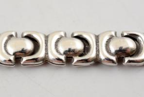 Ezüst(Ag) karlánc, jelzett, h: 18,5 g, nettó: 7,6 g