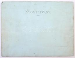 Bártfa-fürdő, Bardejovské Kúpele; óriás képeslap / giant postcard (25 cm x 33 cm) (EM)