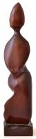 RTC jelzéssel: Női figura. Faragott fa, m:32 cm