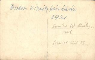 1931 Budapest VII. Király kávéház; Erzsébet körút 53., photo