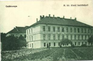 Csáktornya, Cakovec; Állami tanítóképző / teachers training institute (vágott / cut)