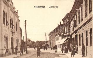 Csáktornya, Cakovec; Zrínyi tér / square