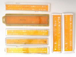 10 db nagyméretű Rotring betűsablon