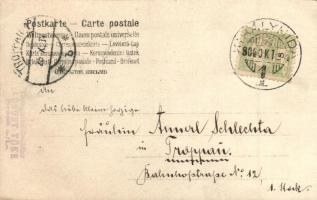 1904 Lajtabruck, Bruck and der Leitha; lovassági katona / cavalryman, August Tőke photo (EK)