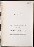 1968 Az UVATERV vállalat munkáit bemutató 11 képet tartalmazó füzet, benne sok képpel a szocializmus...