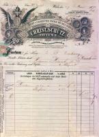 1898 Dekoratív számla