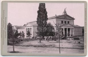 1896 Az Ezredéves Kiállítás hivatalos fotó sorozat: Közoktatásügyi pavilon 17x11 cm