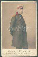 1886 I. Vilmos német császár 10x16 cm