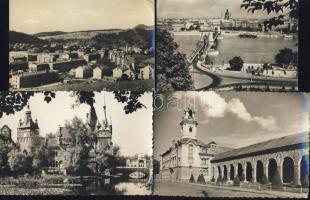 Több mint 500 fekete - fehér magyar városképes lap az ötvenes - hatvanas évekből / more than 500 black and white hungarian cards from the fifties - sixties
