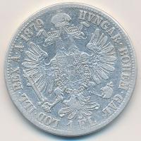 Ausztria 1879. 1Fl Ag "Ferenc József" T:2- kis ph. Austria 1879. 1 Florin Ag "Franz J...