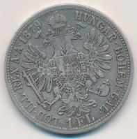 Ausztria 1879. 1Fl Ag "Ferenc József" T:2,3 
Austria 1879. 1 Florin Ag "Franz Joseph...