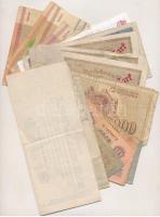 30db-os vegyes külföldi bankjegy tétel, közte Argentína, Oroszország, Szovjetunió, Weimari Köztársas...