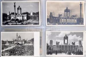 Budapest - 131 db régi képeslap albumban / 131 old postcards in postcard album