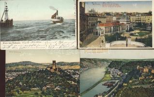 1891-1940 kb 1.600 db Német Birodalom és területek, közte lithok és jobbak / ca. 1.600 German Empire and territories, with lithos and better cards