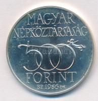 1986. 500Ft Ag "Budavár visszavétel 1686" T:BU
Adamo EM97