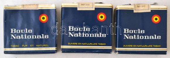 Boule Nationale, bontatlan, belga cigaretta, 3 csomag