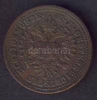 Ausztria/magyar verdejel 1851G 1Kr T:3