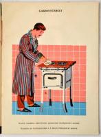cca 1970 "Gáz, főz, süt, fűt" retró tájékoztató füzet, pp.:12, 19x14cm