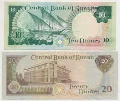 Kuvait 1968. 10D + 20D T:II,III
Kuwait 1968. 10 Dinars + 20 Dinars C:XF,F