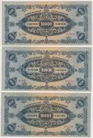 1946. 10.000MP (6x) sorszámkövetők párosával T:I,I-