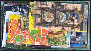 300 db MODERN külföldi városképes lap a dobozban / 300 modern European town-view postcards in a box
