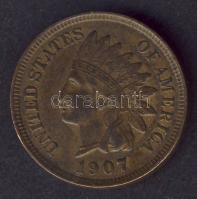 USA 1907. 1c "Indián" T:2/3