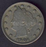 USA 1905. 5c "Liberty" T:2-/3