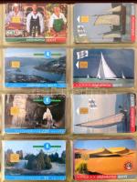 115 db különféle magyar telefonkártya berakóba rendezve + Telefonkártya katalógus 1991-1998