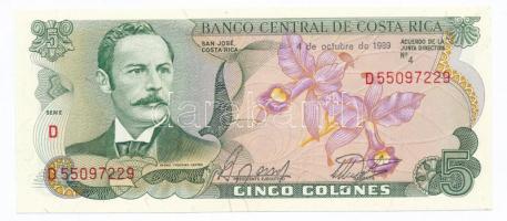 Costa Rica 1977-1989. 5C T:I Costa Rica 1977-1989. 5 Colones C:UNC Krause 236.d