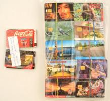 240 db különféle magyar telefonkártya közte érdekes darabokkal + Telefonkártya katalógus 1991-1999