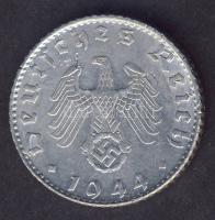 Német 3. Birodalom 1943B+1944B 50Pf "h. k.-tel" (2x) klf évszámmal T:2/3