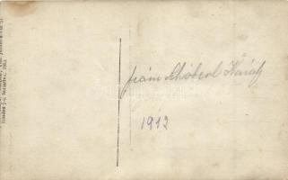 1912 osztrák-magyar katonák csoportképe / K. u. K. soldiers group photo (fl)