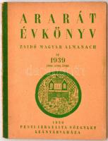 1939 Ararát évkönyv zsidó magyar almanach az 1939. évre, pp.:135, 15x11cm / Jüdisches Almanach