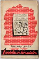 Zemplényi István: Irodalom és társadalom. Budapest, 1942, Unitas kiadás. Illusztrált kiadói papír kötésben