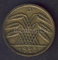 Német Birodalom/Weimari Köztársaság 1923D 5RentenPf T:3+