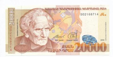 Örményország 1999. 20.000D T:I Armenia 1999. 20.000 Dram C:UNC Krause 47