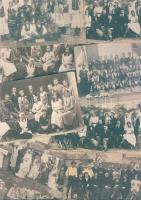 1925 Bácsalmási színkör 9 db fotólap