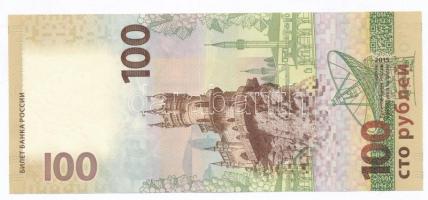 Oroszország 2015. 100R Krími emlékkiadás T:I Russia 2015. 100 Rubles Crimean Commemorative Issue C:UNC