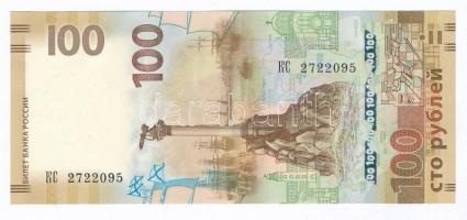 Oroszország 2015. 100R Krími emlékkiadás T:I
Russia 2015. 100 Rubles Crimean Commemorative Issue C:...