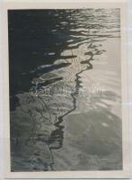 cca 1931 Kinszki Imre (1901-1945): Vibráció, jelzés nélküli vintage fotó a szerző hagyatékából, 6x4 cm