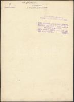 cca 1925 Kerny István (1879-1963): A magyar parlament, pecséttel jelzett vintage fotóművészeti alkot...