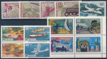 1959-1986 Transport 3 diff sets + 1 stamp, 1959-1986  Közlekedés motívum 3 klf sor + 1 db önálló érték